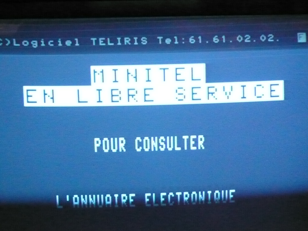 Minitel en libre service